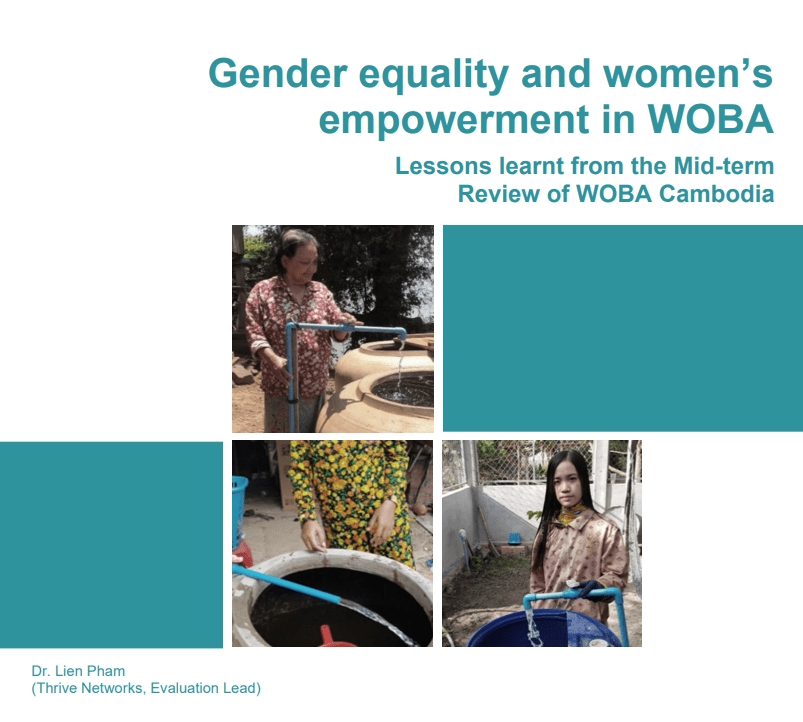 Gender equality and women’s empowerment in WOBA: Lessons learnt from the Mid-Term Evaluation